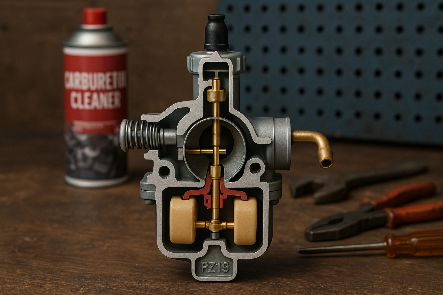 20250408_1915_Prirez Karburátora na Stole_simple_compose_01jrb6cqbmey49arq3m0f7s84m